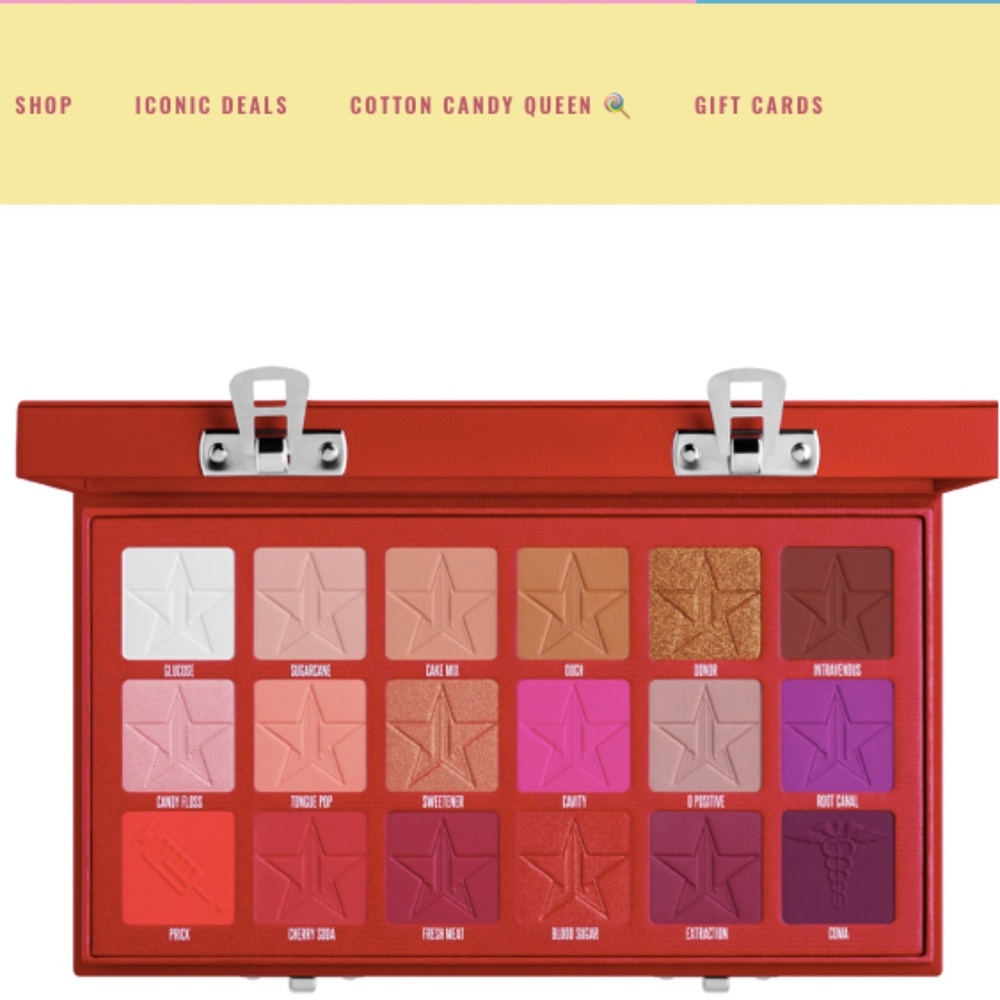 Jeffree Star Blood Sugar Palette